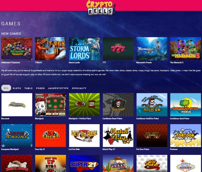 CryptoReels Online Casino Review