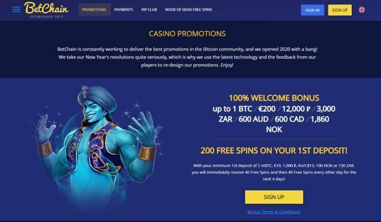 Betchain Casino Promotions - Copy