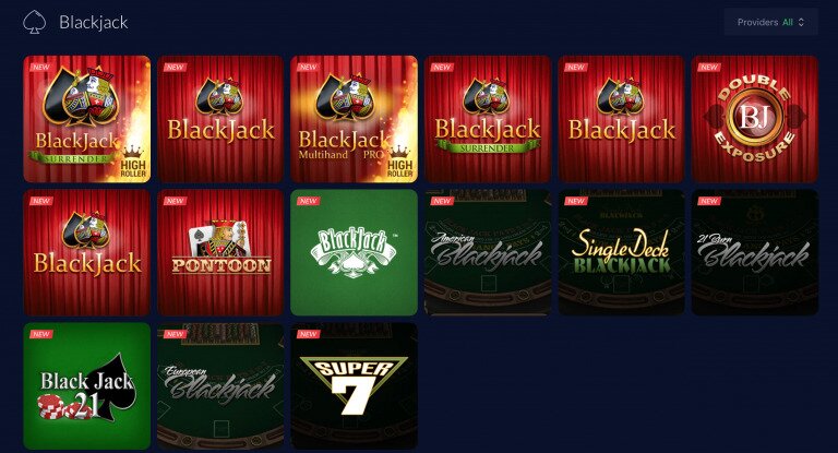 mBit Casino Blackjack Games