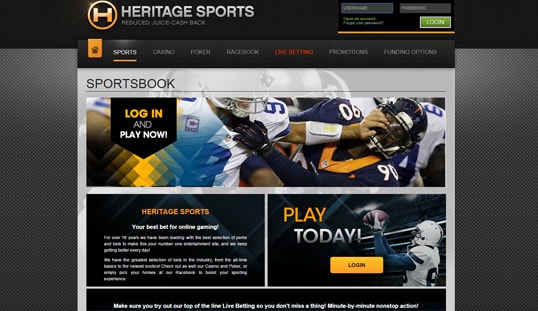 Heritage Sports Sports betting