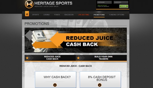 Heritage Sports Bonus