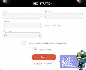 Mars Casino Registration