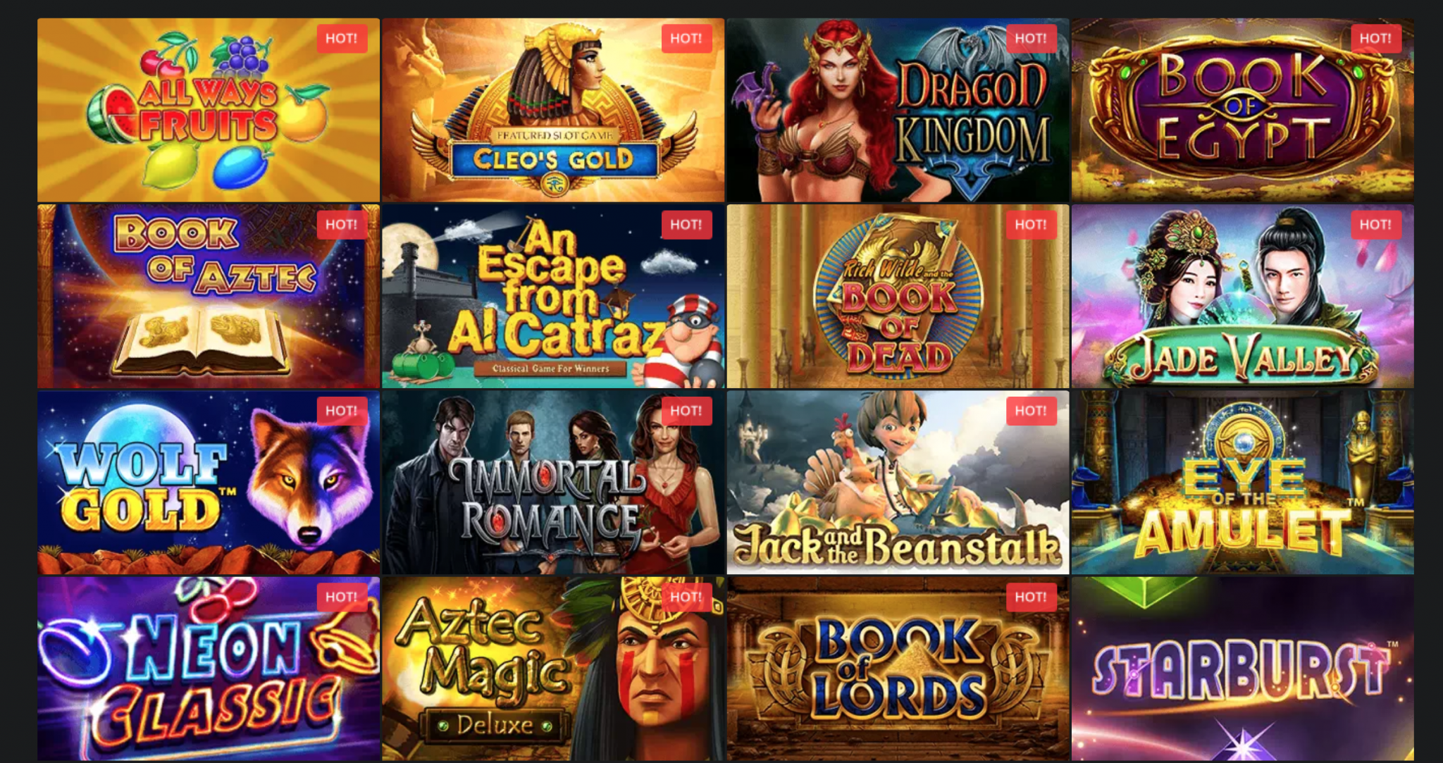 Golden Star Casino Games