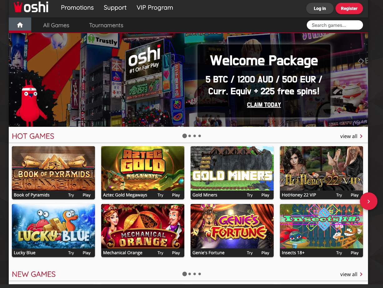 Oshi.io Casino