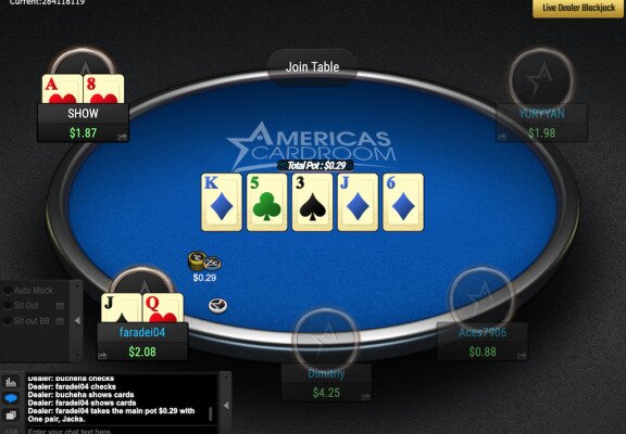 Americas Cardroom Poker Table