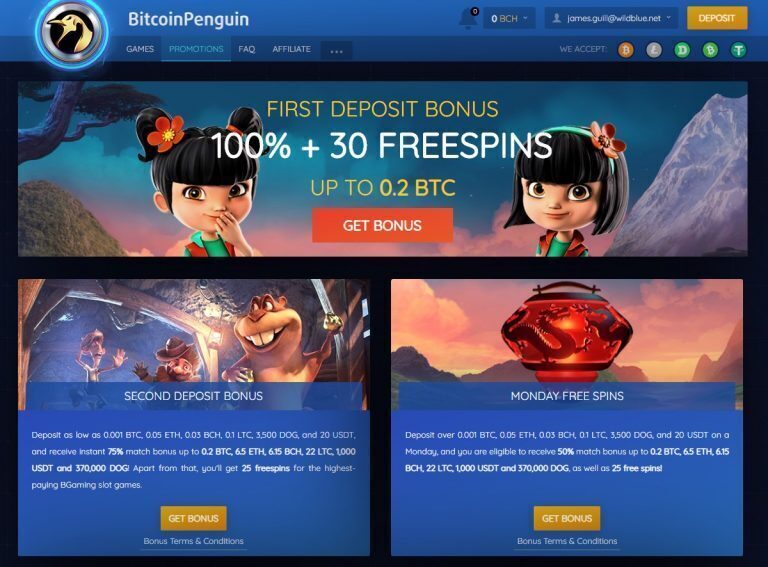 Bitcoin Penguin Promotions